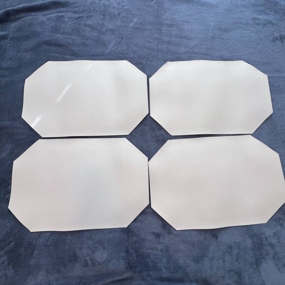 Vintage Rubber Foam Backing Set Of 4 Mother Earths Brand Cinnamon Placemats - Picture 2 of 10